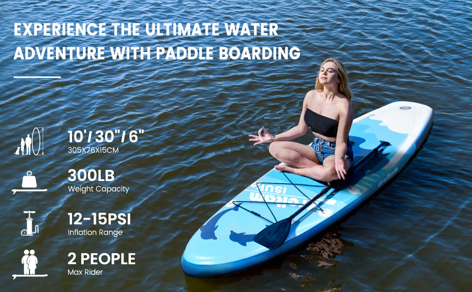 paddle board with paddle